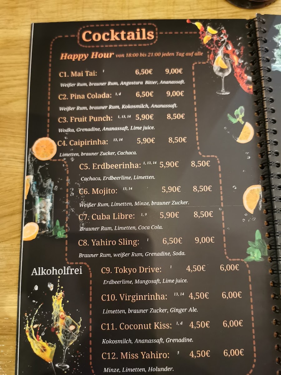 Menu Yahiro Sushi Restaurant-2